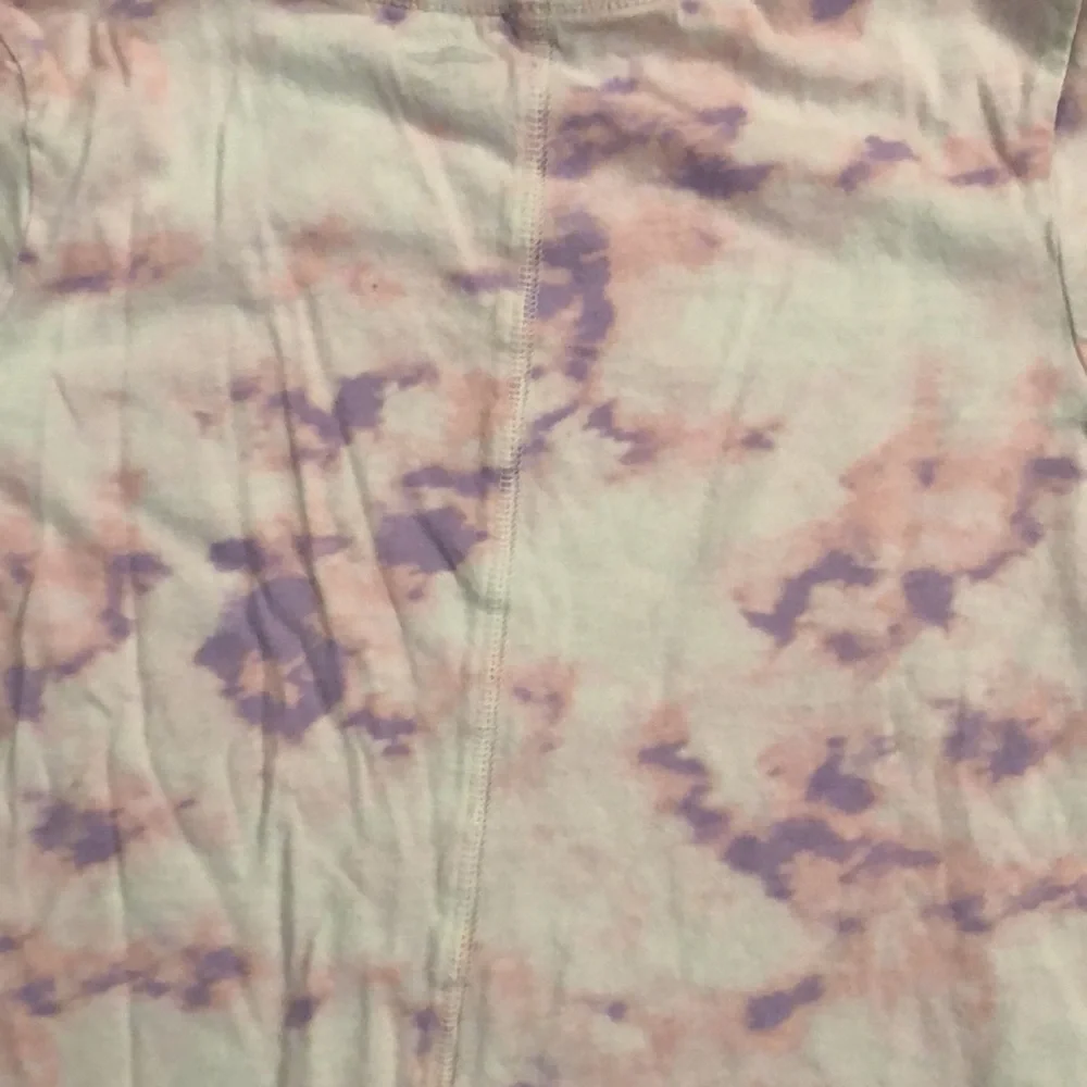 Old Navy l White Purple Tie Dye Glitter Sunbeams & Daydreams Top